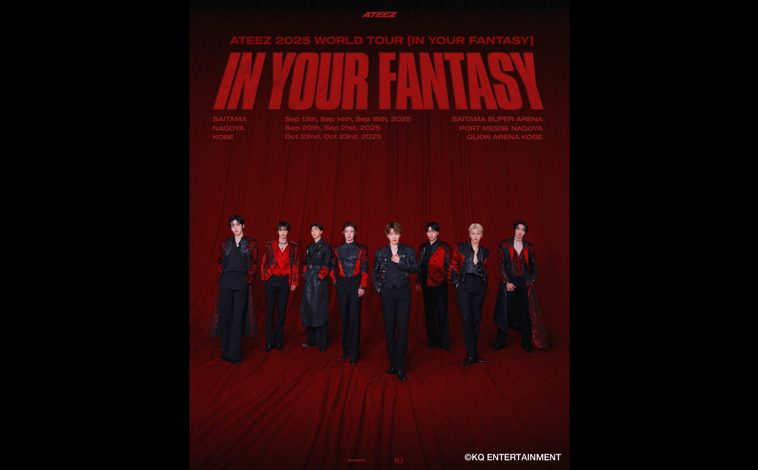 ATEEZ 2025 WORLD TOUR [IN YOUR FANTASY] IN JAPAN